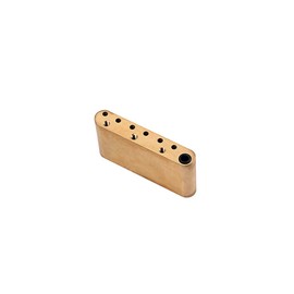 Alnicov Bloque de trémolo de latón para guitarra eléctrica de 74 mm para Fender Strat Stratocaster Bridge