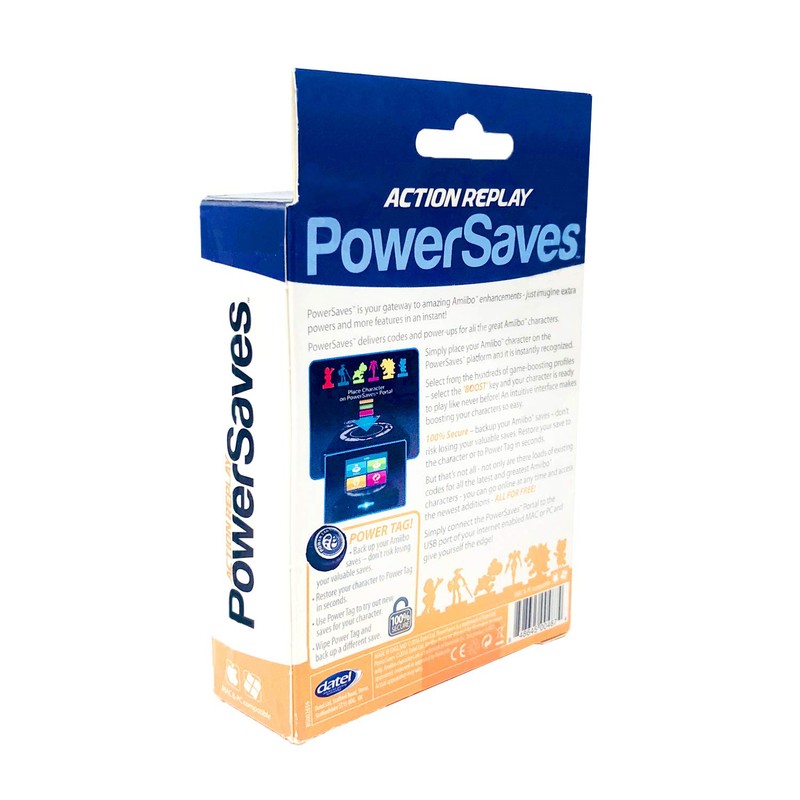 Action Replay Power Saves para Amiibo Incluye Power Tag
