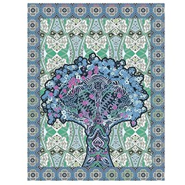 Amrita Sen Blue Tree Spiral Lined Journal 7 x 9
