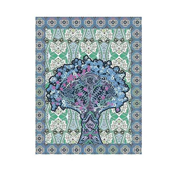 Amrita Sen Blue Tree Spiral Lined Journal 7 x 9
