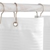 jinchan Small Stall Shower Curtain 36x72 inches Black and White