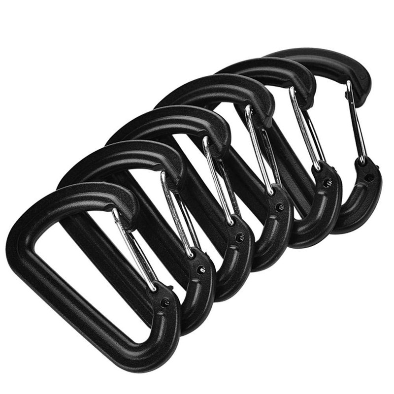 VOBOR Plastic Carabiner Set 20 Pieces Climbing Climbing Key Lock