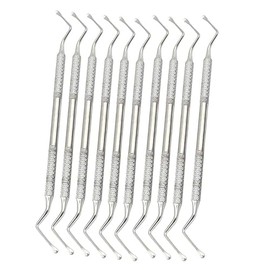 AA PRO 10 PCS Lucas Curette 86 R/L, Medium 2.8 MM Spoon Shaped Blades Dental Instrument A+ Quality
