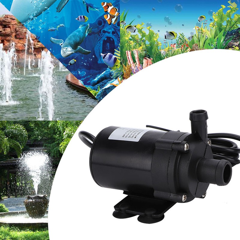12V JT-660A Brushless Water Land Dual Use Fountain Pump Landscape