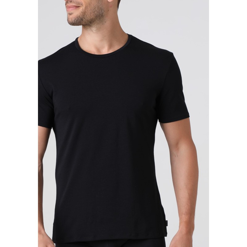 LVB T-Shirt Girocollo in Cotone Supima Stretch Cotton Uomo