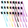 FOMIYES 24pcs Double-ended Eyebrow Grooming Tool Hairline Combs and Brushes