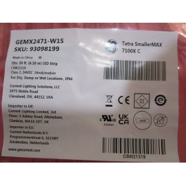 GE GEMX2471-W1S OPTILENS-X 24v 7100K 20ft Strip 28 4 LED