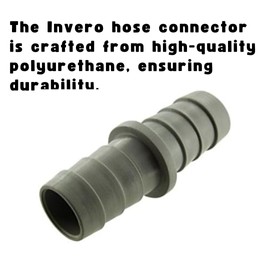 Invero® Hose Connector Size 17 x 17 mm - Ideal Part to Extend Your Hose