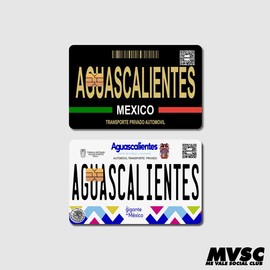 Card Stickers - Mexico Placas (Mexican License Plate) - For Debit, Credit and other cards:_BC - MEXICALI