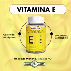 Vitamina E | 2x1 | 60 cápsulas c/u | Suplemento Alimenticio |BDM|