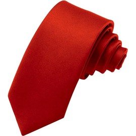 LizzVicc | Corbata Ancha de Satín para Hombre | 145 cm de Largo | Color Rojo Borgoña o Carmesí | Elegante y Formal | Ideal para Trajes, Bodas y Eventos Especiales | Accesorio Clásico de Moda (1 Pieza)