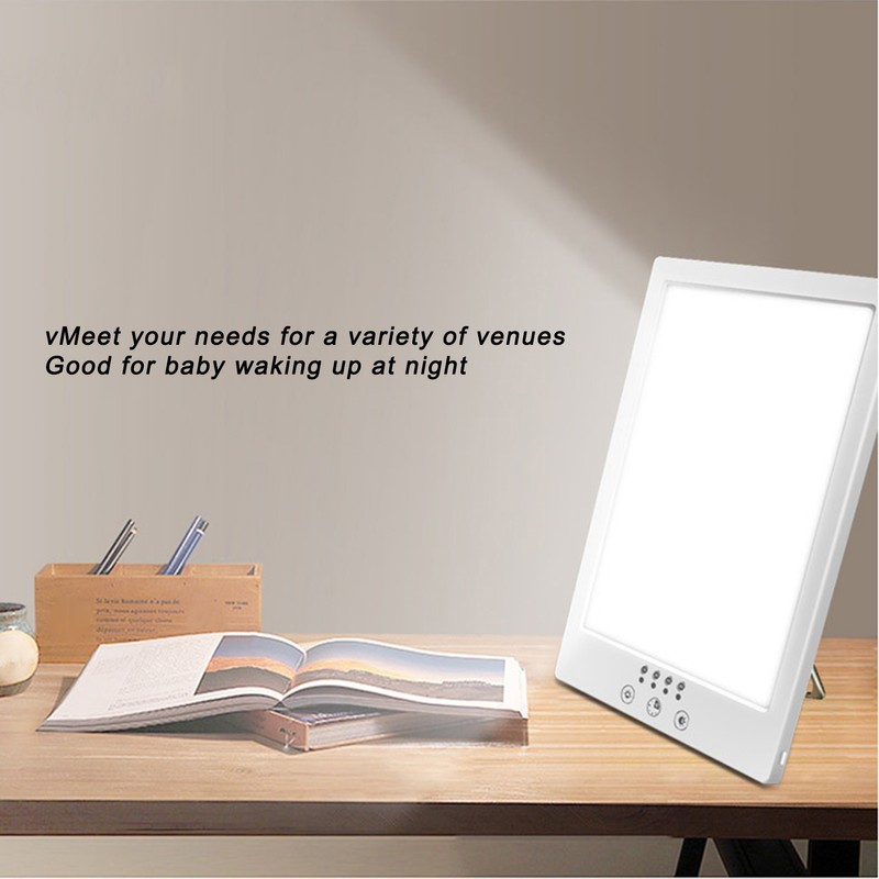 Adjustable Mood Lamps ABS Acrylic LED Happy Table Light for