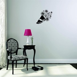 Unique Home Wall Stickers Bouquet of Flowers Decal Décor for Bedroom Living Room Nursery - Size: 30 in x 30 in