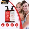 Shiny Leaf - Champú antipérdida de cabello con biotina, para