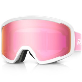 RIOROO OTG Ski Goggles Men Women and Adults Snowboard Goggles 100% UV Protection Ski Goggles for Glasses Wearers, Snow Goggles Anti-fog Ski Goggles