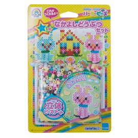 カワダ(Kawada) パーラービーズ 立体ビーズアート なかよしどうぶつセット 80-54319