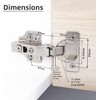 DecoBasics Full Overlay European Soft Close Cabinet Hinges for Kitchen