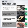 24 Pcs Zipper Clips Anti Theft Dual Opening Design Zipper