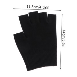 OATIPHO Moisturizing Gel Fingerless Gloves 4pcs Hand Repair Spa Gloves for Rough Skin Nighttime Hydration