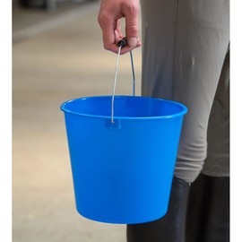 Red Gorilla 10 Litre Strong Plastic Calf Bucket Food Grade Farming or General Use