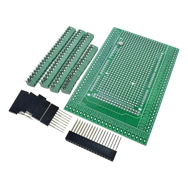Practinet Arduino Mega 2560 Screw Shield Clemas Terminal PCB FR-4