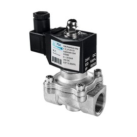 FSA Solenoid Valve Stainless Steel 304 3/4 Inch 24 V DC 0-10 Bar EPDM Closed without Electricity