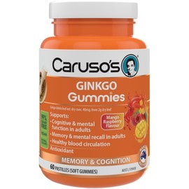 Caruso’s Natural Health Caruso's Gummies Ginkgo X 60