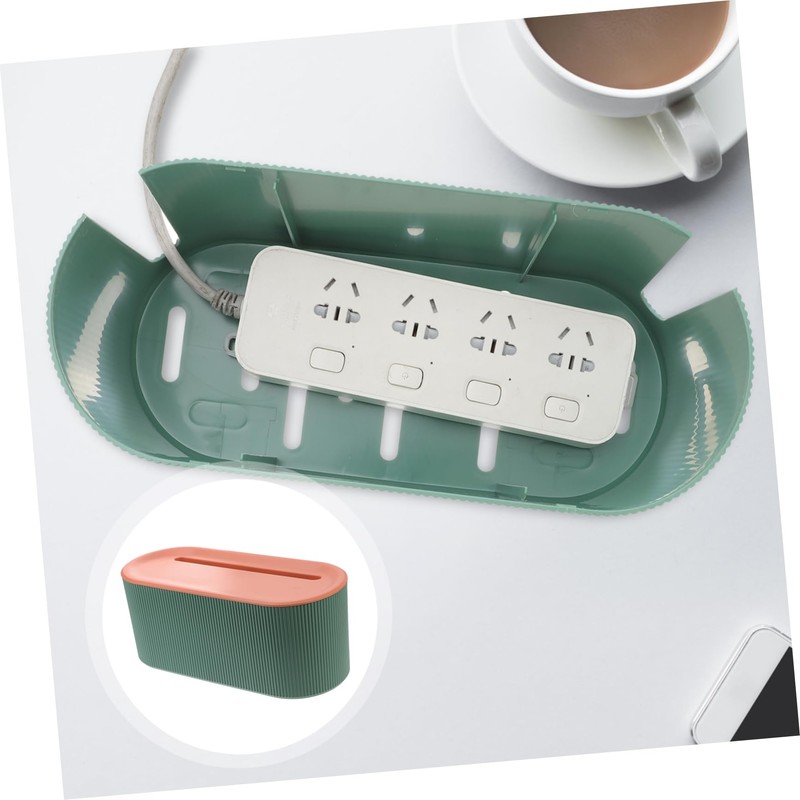 COHEALI 1Pc Stylish Cable Storage Box Durable Charging Cable Organizer