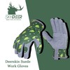 SKYDEER Womens Gardening Gloves with Super Soft Deerskin Leather Suede