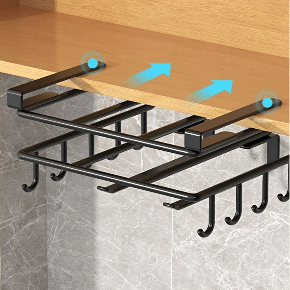 OrganiMax Kitchen Cabinet Organizer Shelf