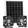 blessny 5.5 Inch Solar Powered Fan Kit, 25W Solar Panel