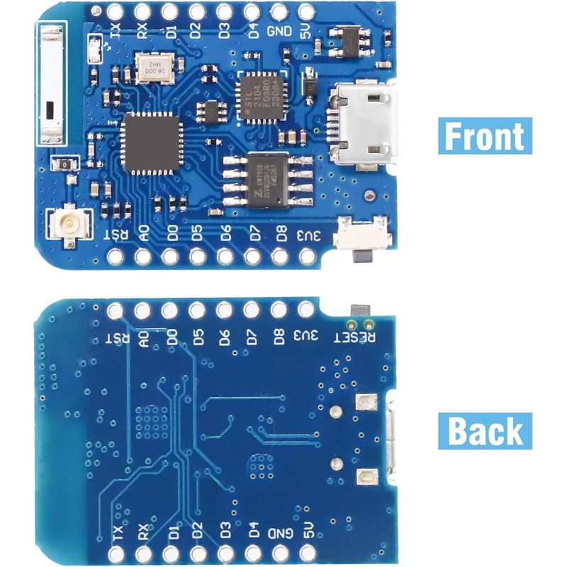 Binghe Pack of 5 ESP Mini PRO Development Board, ESP