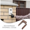 IWOWHERO Doorbell Rainproof Cover for Doorbell Acrylic Access Control Machine