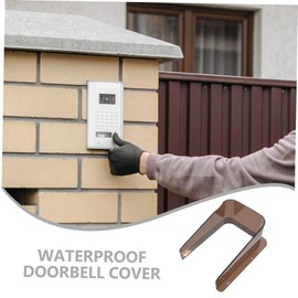 IWOWHERO Doorbell Rainproof Cover for Doorbell Acrylic Access Control Machine Protection