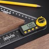 LEXIVON Aluminum Digital Angle Finder Gauge, 5-inch/130mm Multi-Purpose Protractor, Includes