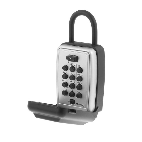 Master Lock 5422D Portable Push Button Lock Box, Black