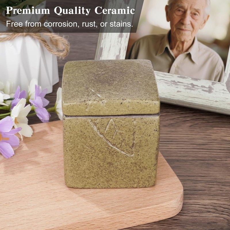 Abooxiu Small Urns for Human Ashes Keepsake 2.76 Inches Mini