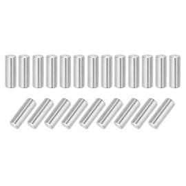 sourcing map 22Pcs Dowel Pin 8mm x 22mm Shelf Support Pin 304 Stainless Steel Shelf Pegs for Shelves Cabinets Furniture Nickel Plated, Silver Tone