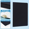 Loccmat 16 Pack Kraft Notebooks Bulk,Lined Soft Cover Journal Bulk,College