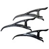 Solid Locks Hair Clips, Small, Black, Set of 3 Dakkar