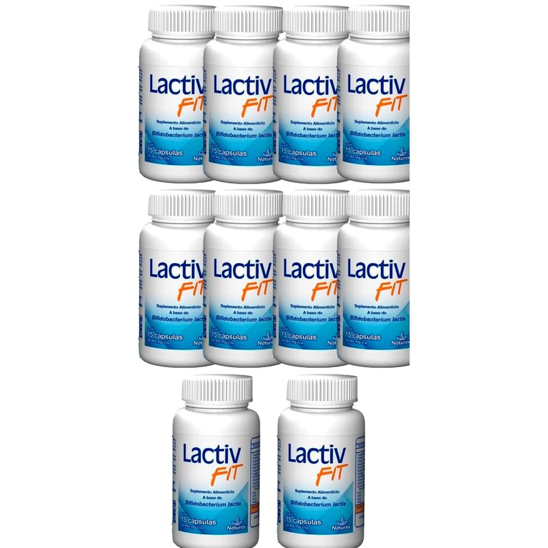 Lactiv Fit | Pack-10 Bifidobacterium lactis Suplemento Alimenticio a Base