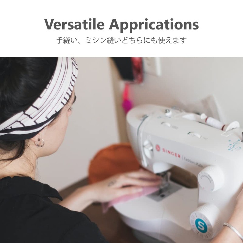 LEONIS Polyester All-Purpose Sewing Threads 110 Yards/100m 2pcs [ 78306