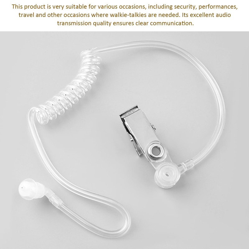 FDGGT 4 Pieces Intercom Air Channels Transparent Intercom Channels Audio