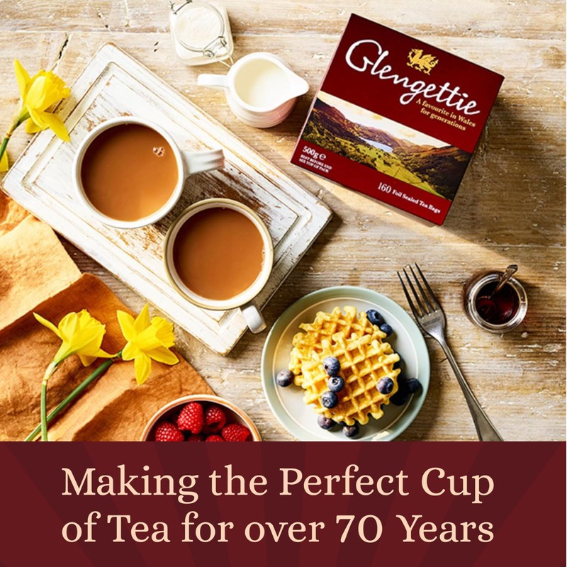 Glengettie • Black Tea Bags 250g (80 Tea Bags) •