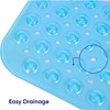 Ameha Shower Bath Mat Non Slip Anti Mould - Blue