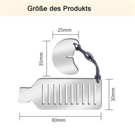 CUEMOON Portable Door Lock, Travel Door Lock, Stainless Steel, Extra Security and Travel Lock for Travel, Hotel, Home, Apartment