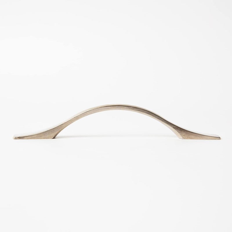 HARMAC HOUSE Taper Bow Handle Brushed Nickel Taper Bow Kitchen