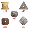Stratagem King's Coffers 60 Assorted Fantasy Coins - Real Metal