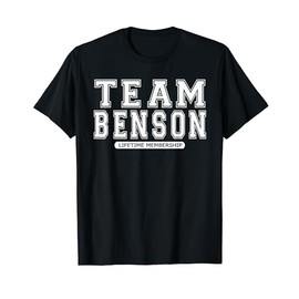 Team BENSON Family Surname Reunion Crew Member Gift T-Shirt