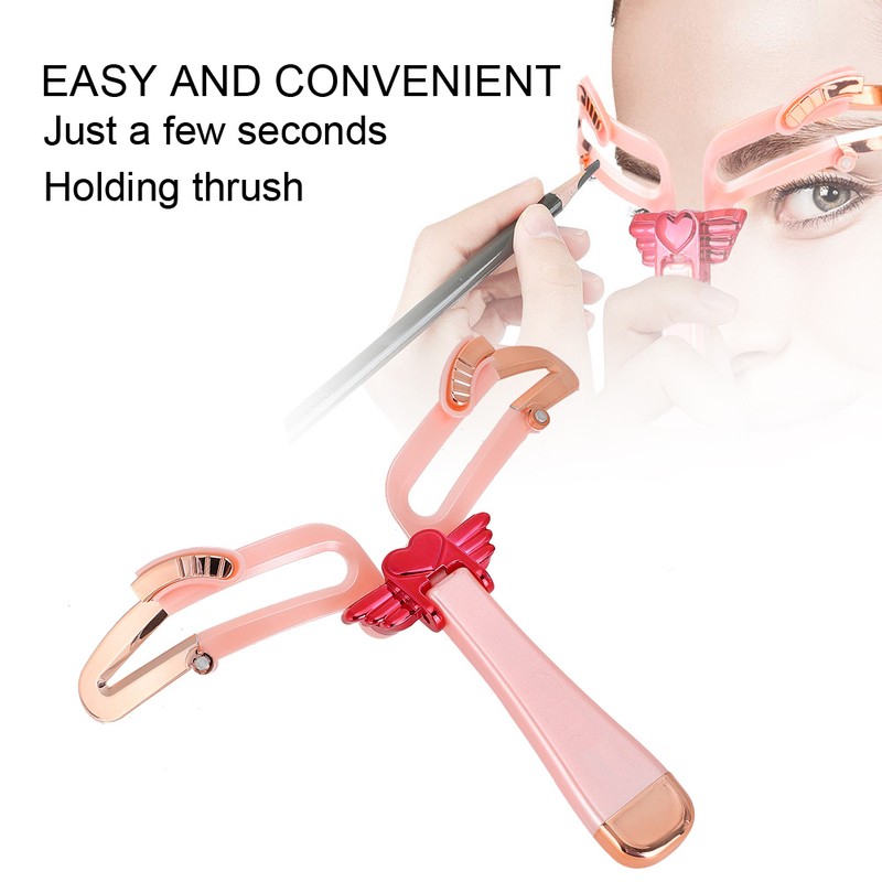 Adjustable Eyebrow Shaper Stencil Handheld Eyebrow Grooming Template Makeup Tool
